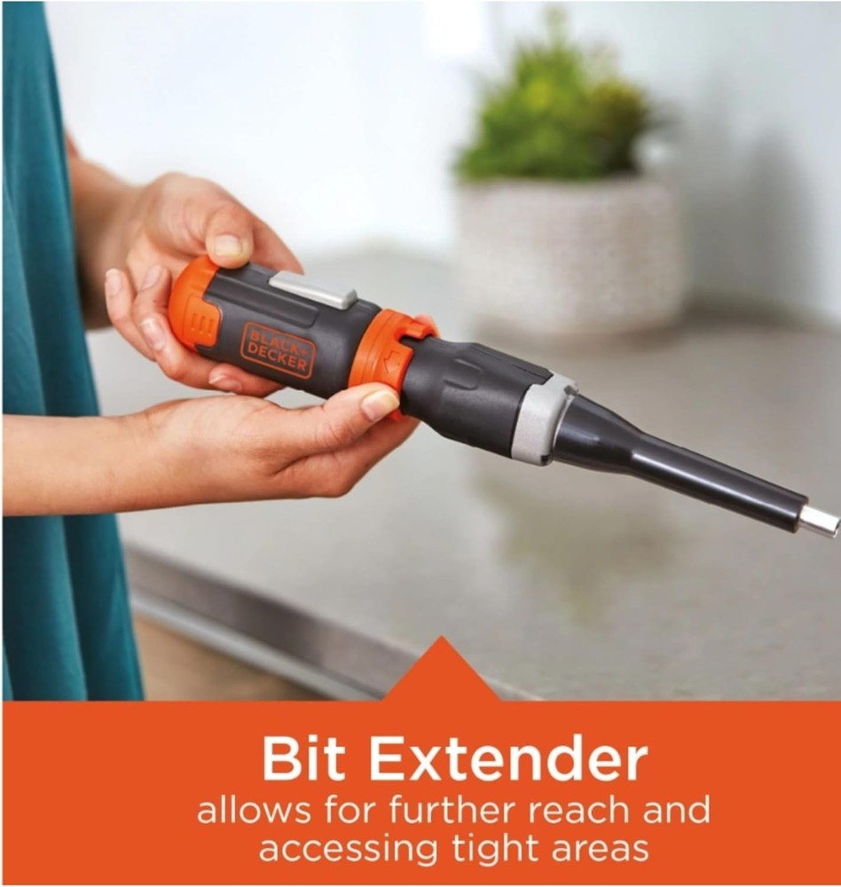 BLACK+DECKER Cordless Screwdriver, Alkaline (BCF601AA)