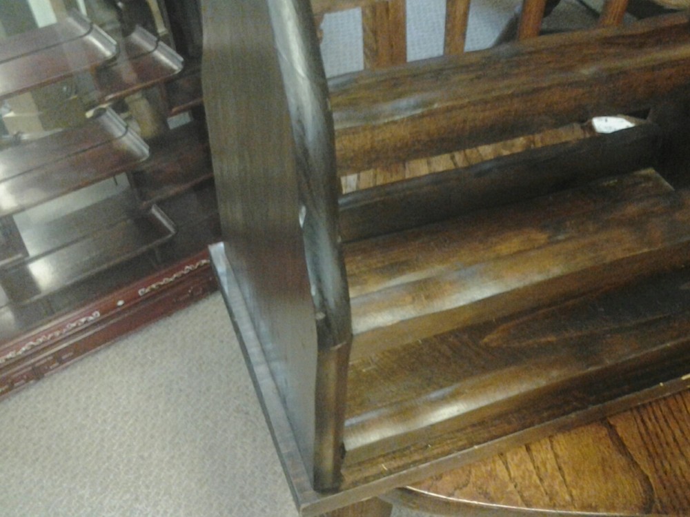 Vintage Wooden Magazine Rack