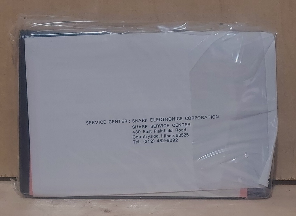 VINTAGE SHARP #EL-869 SOLAR CELL CALCULATOR WITH ORIGINAL BOX & INSTRUCTIONS