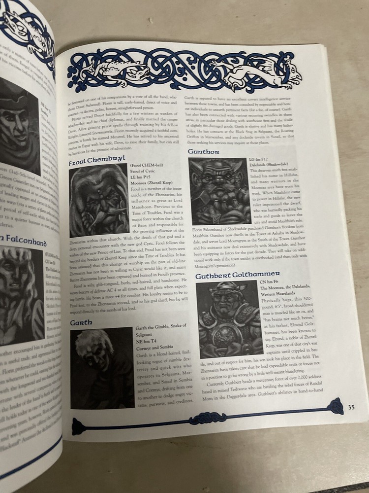 AD&D Forgotten Realms Running the Realms Advanced Dungeons & Dragons TSR