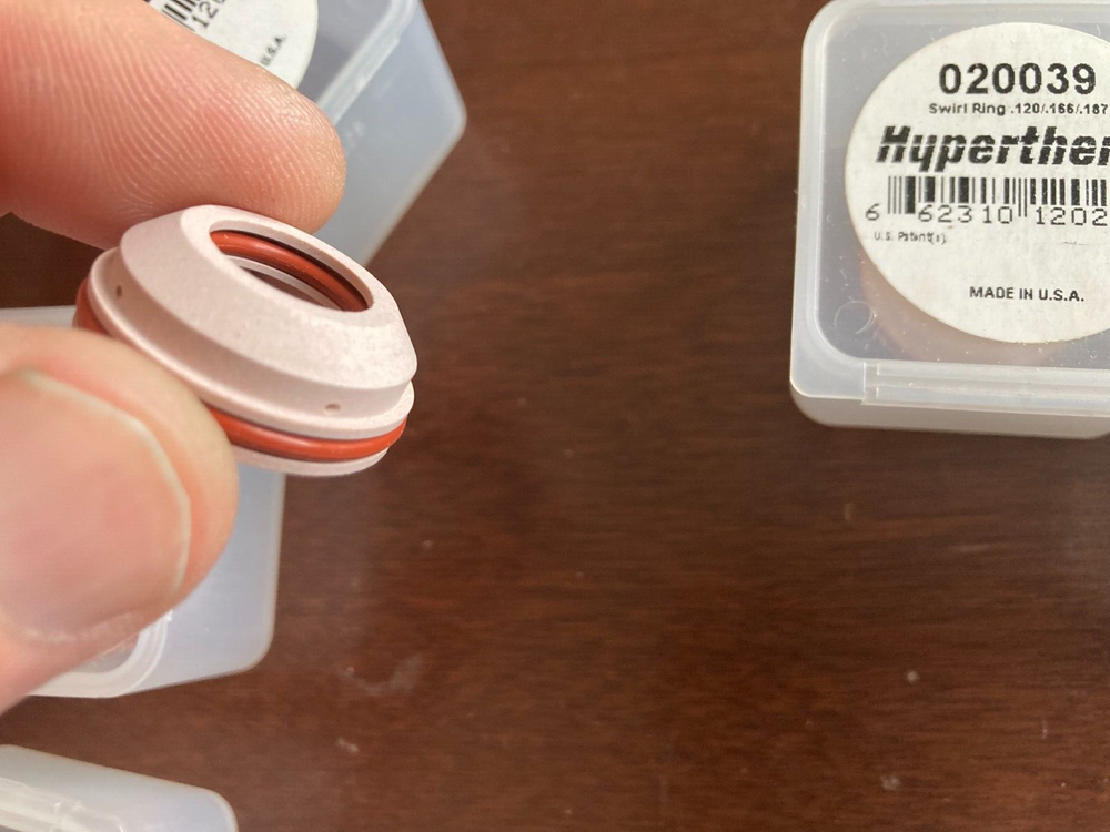 8 pcs HYPERTHERM 020039 SWIRL RING