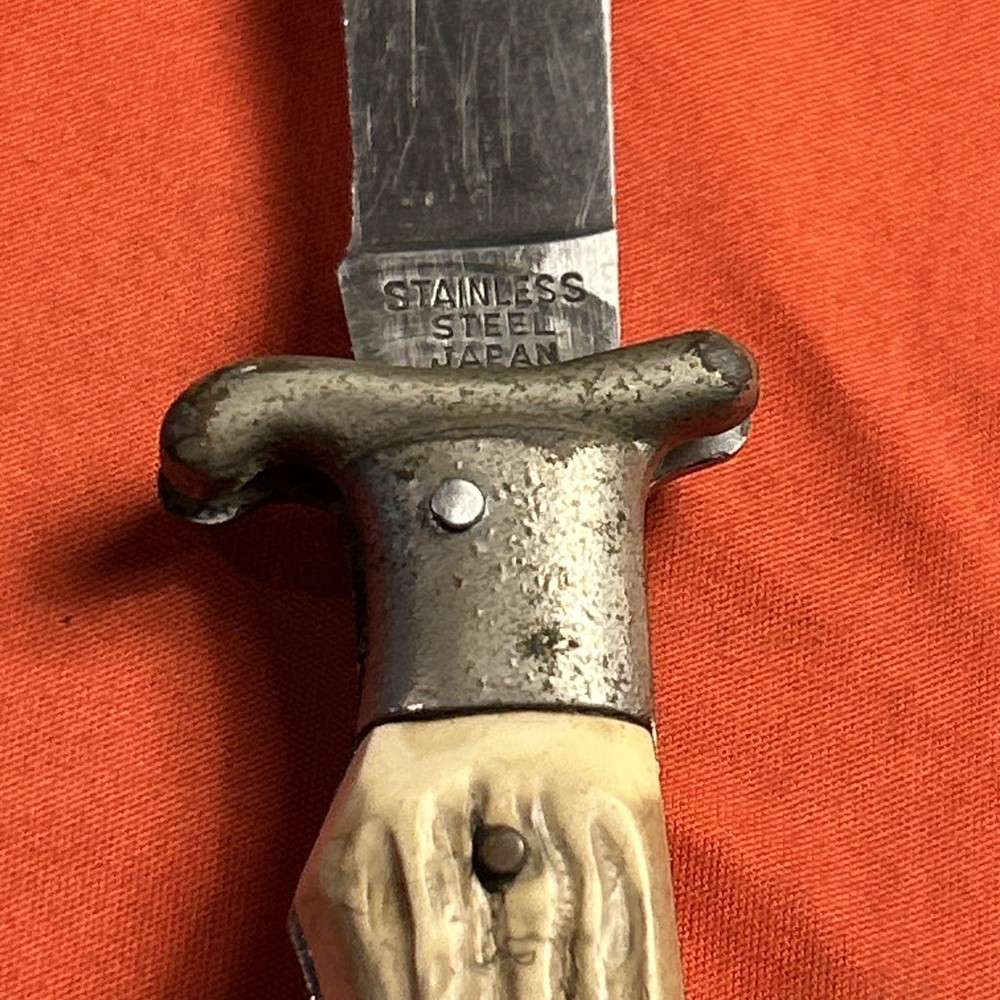 Japan Foldable Knife Broken Tip Vintage