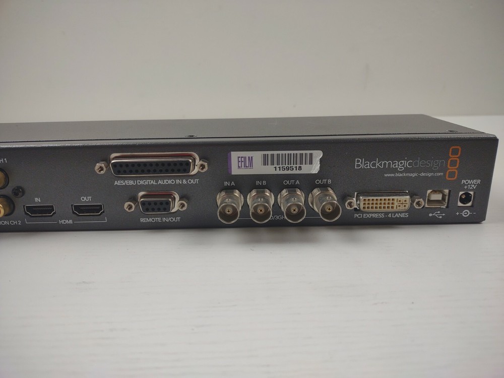 Blackmagic Design Multibridge Pro 2. NO POWER ADAPTER INCLUDED!