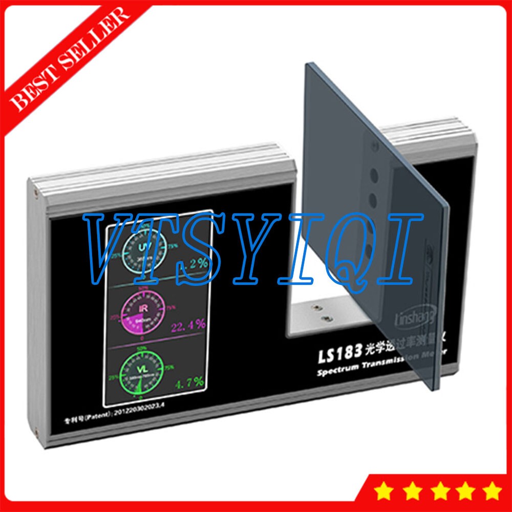 LS183 Optical Light Transmittance Meter Tester with UV IR Light Transmittance