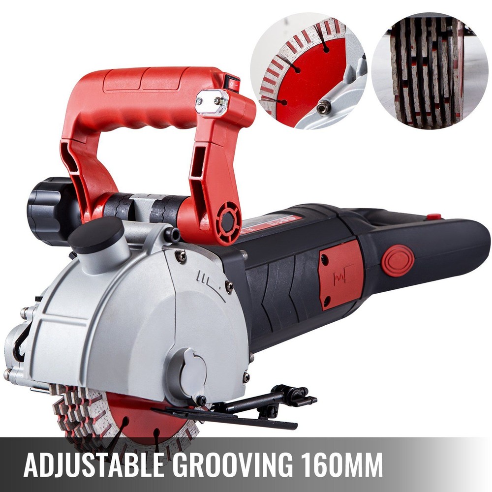 Optimized Wall Chasing Machine 4800W 38x52mm 160mm Blade