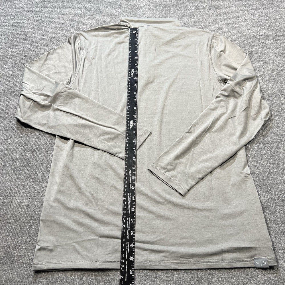 Puma 1/4 Zip Small Gray Cloudspun Pullover