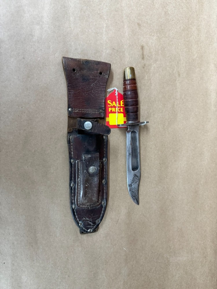 Camillus NY fixed blade survival knife w/ sheath