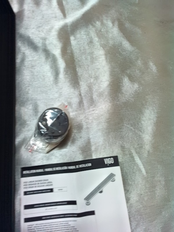 Vigo VG07002MB 24" Linear Shower Drain - Matte Black