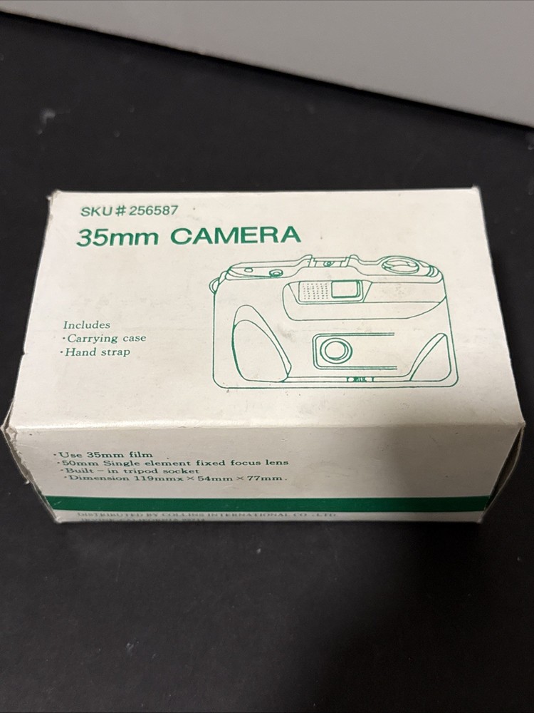 New 35mm Camera With Box, Instructions, Case