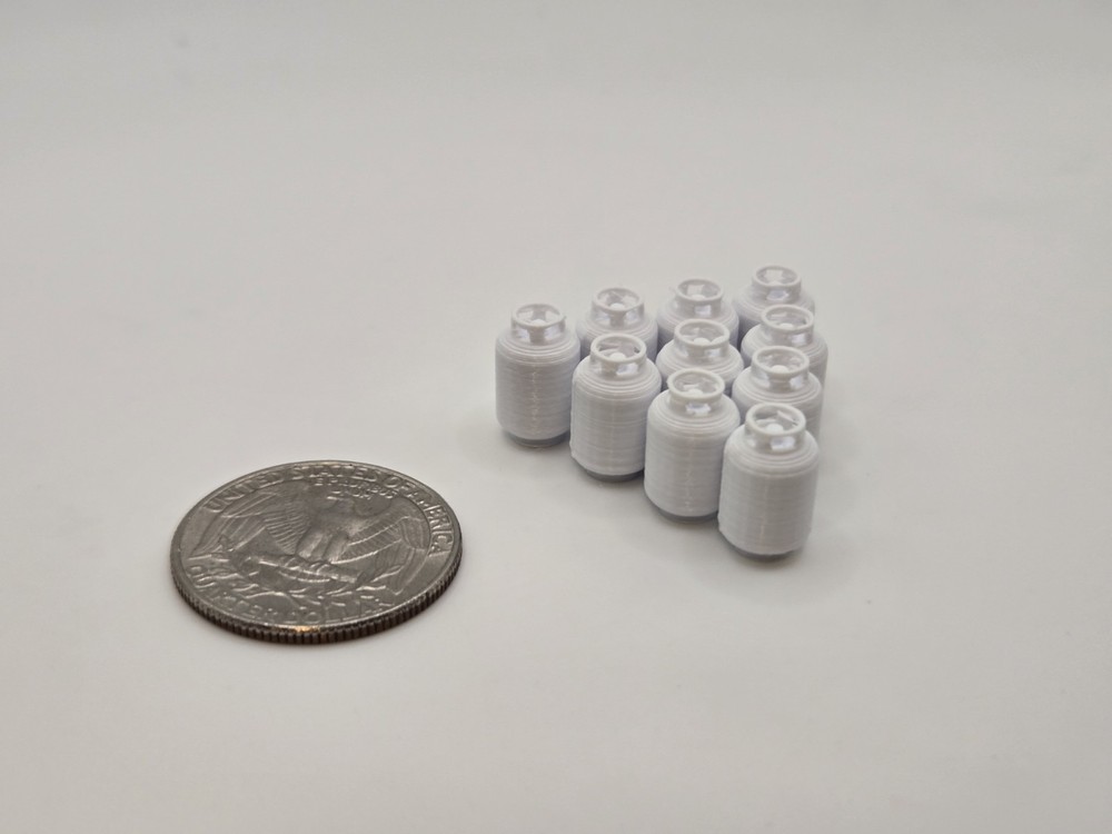 1/50 Scale 20lb Propane Cylinders *10 Pack*