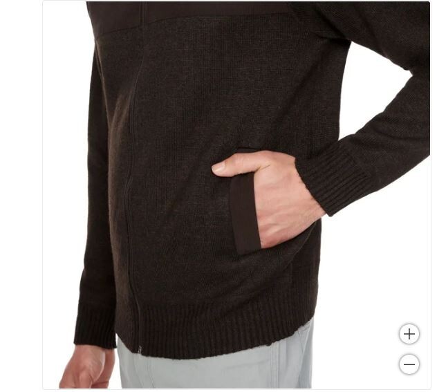 IZOD Men's Full Zip Lined Sweater K32