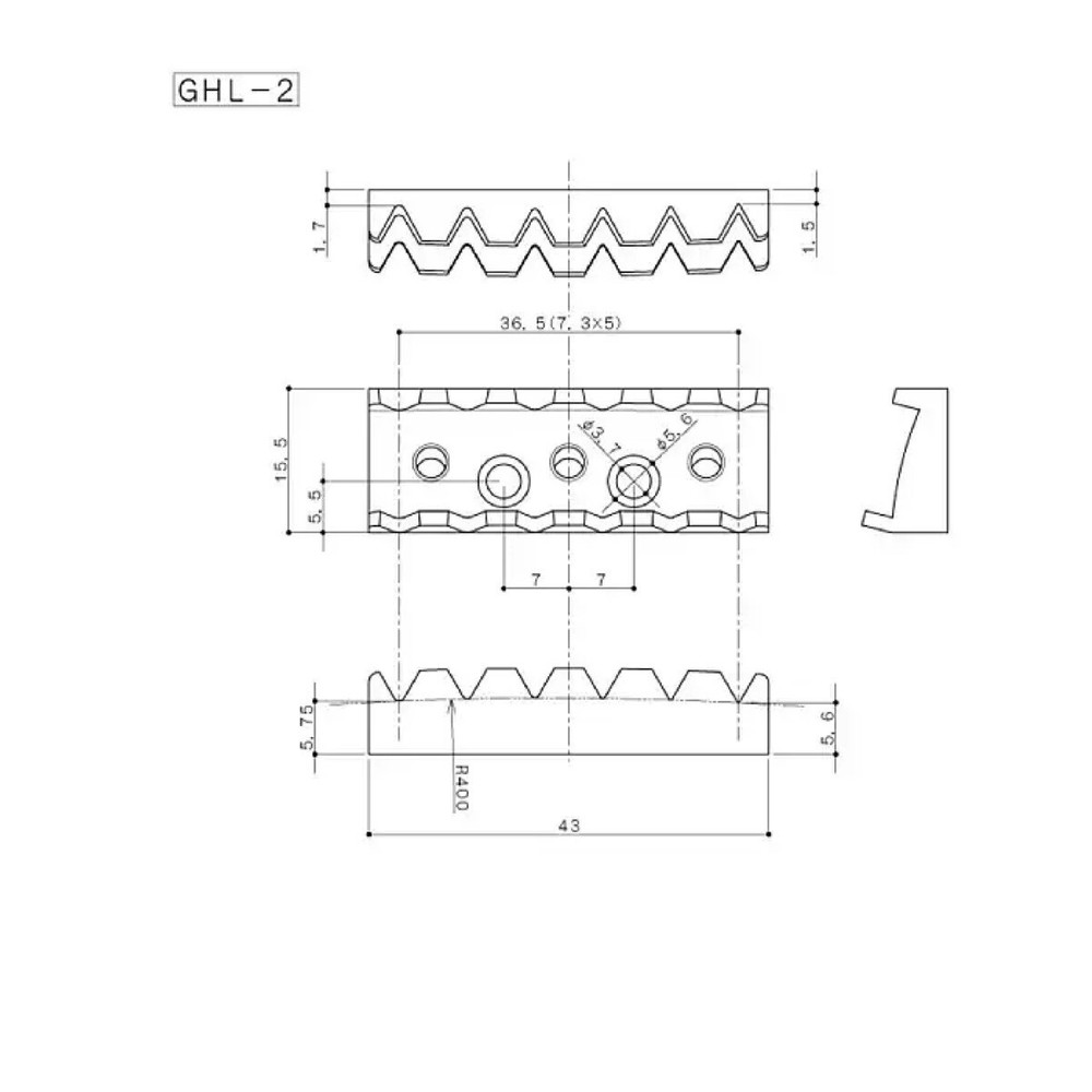 Gotoh Floyd Rose Locking Nut - Black - PGHL-2B