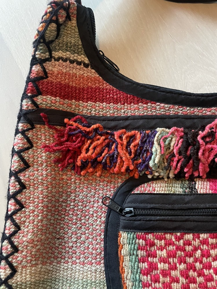 Bolivian Wool Boho Handcrafted Bag MUST SEE!!!!