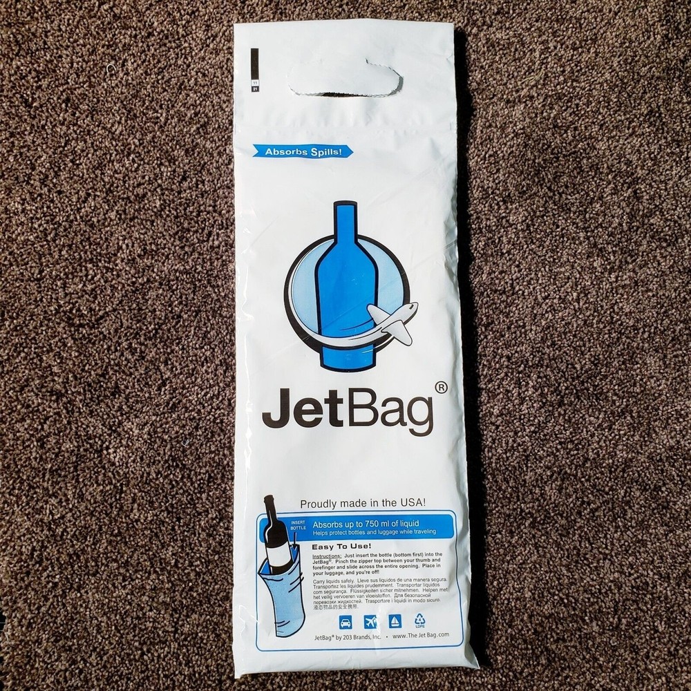 Wine Bottle Protector Jet Bag - Single Travel Sheath