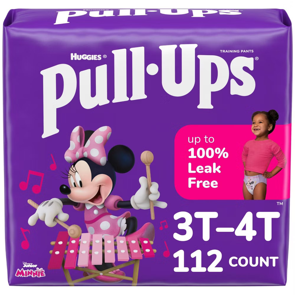 Pull-Ups Girls' Learning Design Pack Training Disposable Pants - 3T-4T - 112ct