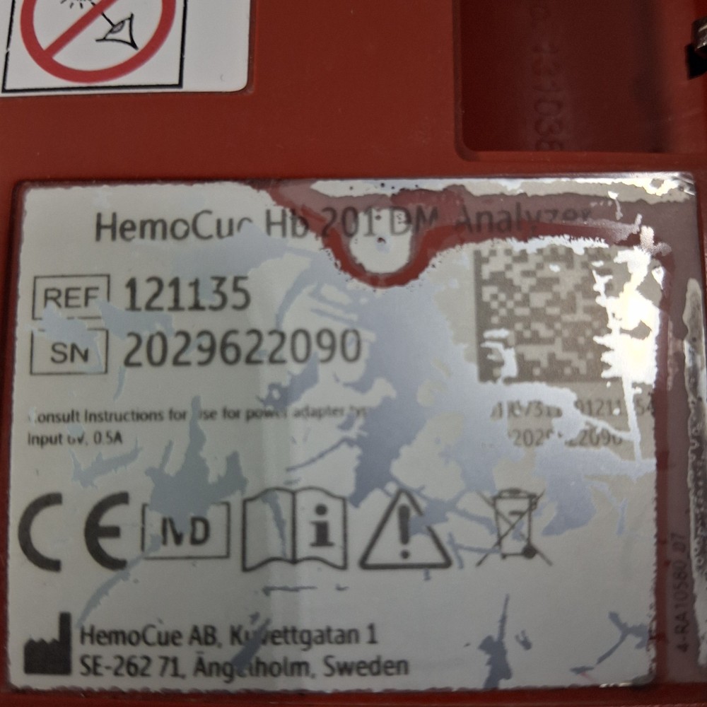 HemoCue Hb 201 DM Hemoglobin System Analyzer
