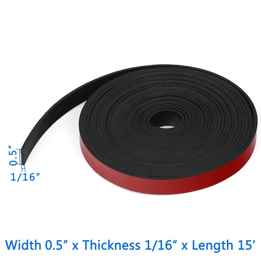 Adhesive Rubber Strips with Adhesive Backing Self Stick Neoprene Solid Rubber
