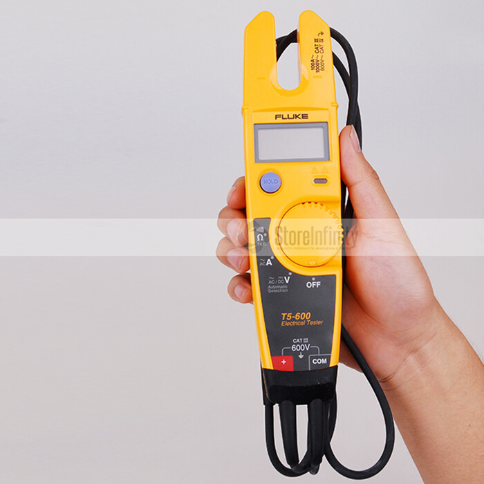 Fluke T5-600 Clamp Meter Continuity Current Electrical Tester