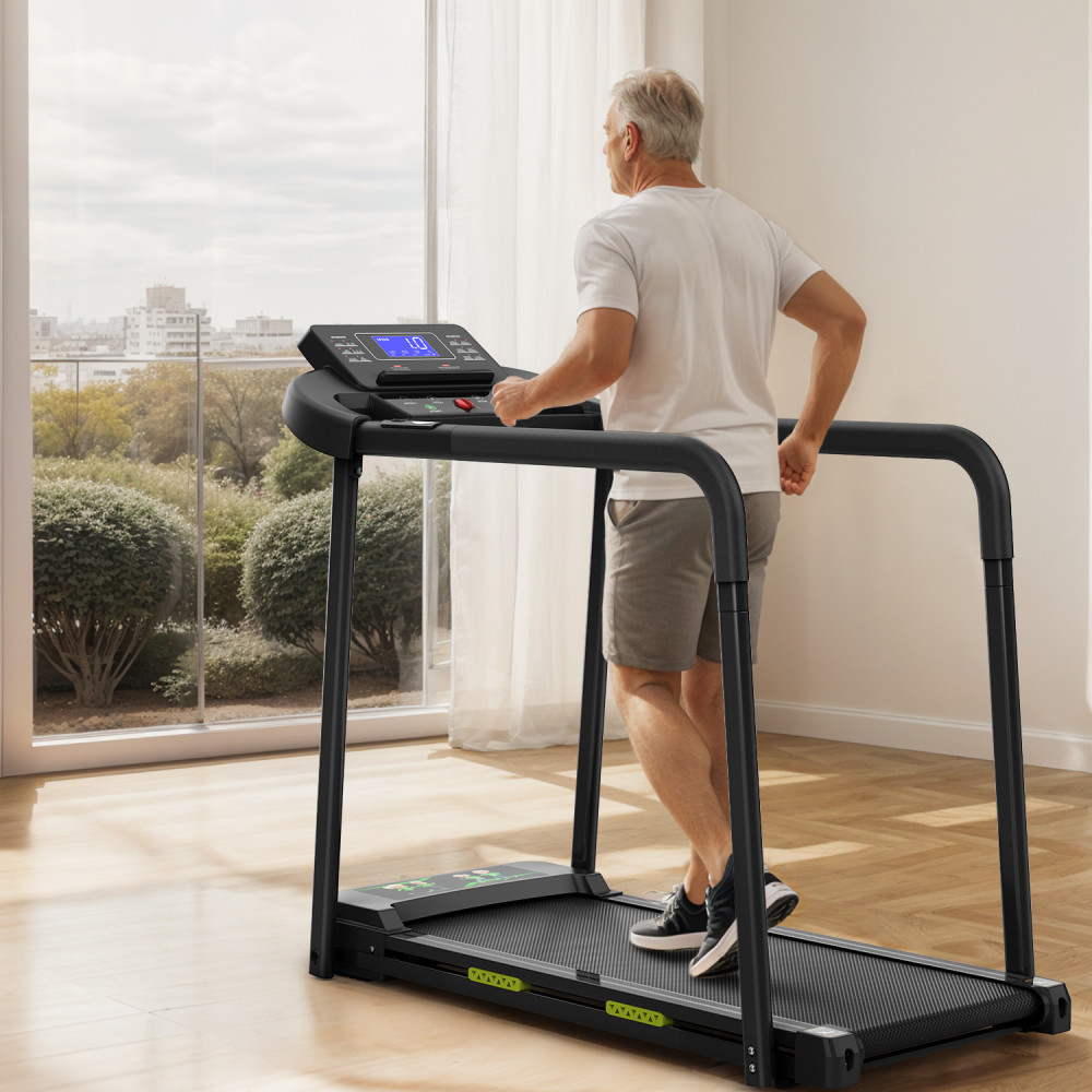Walking Pad Treadmill for Senior, Foldable Exercise Treadmill Structural Design