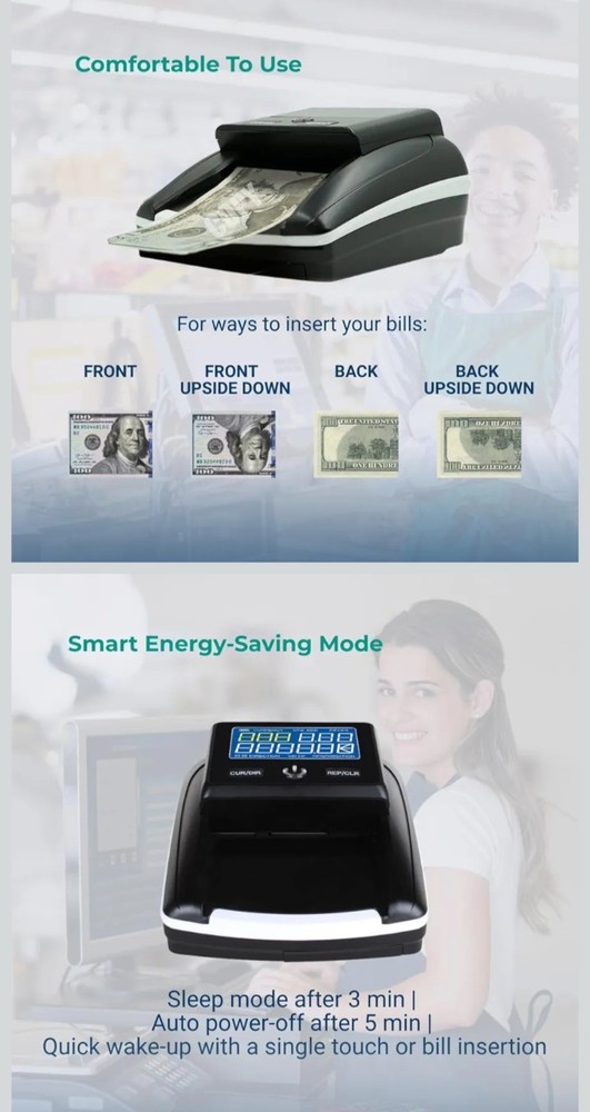 Counterfeit money detector machine