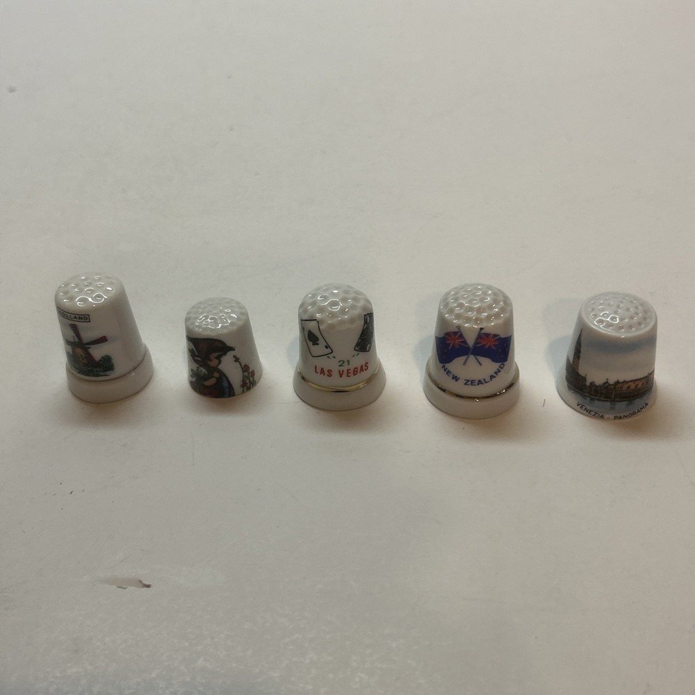 50 Mix Porcelain Thimbles Lot
