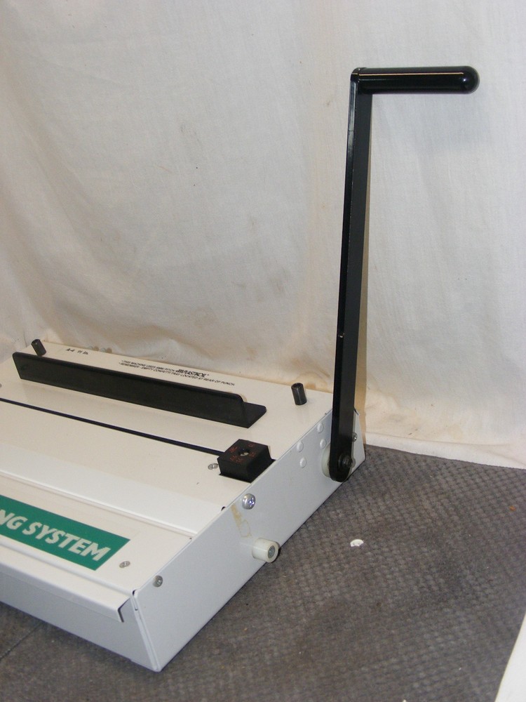 PLASTIKOIL REPORT BINDING MACHINE MODEL PBS COMBO**SEE DESCRIPTION & PIC'S