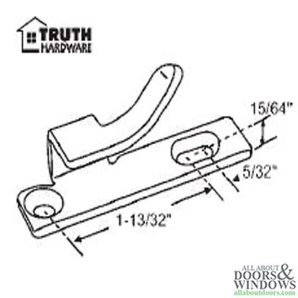 Truth Strike / Keeper for Casement Windows, Left Hand