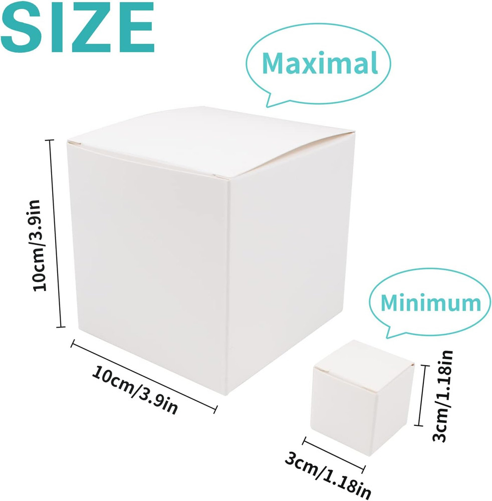 Nesting Gift Boxes Prank Gift Box Surprise Birthday Box White Small Square Paper
