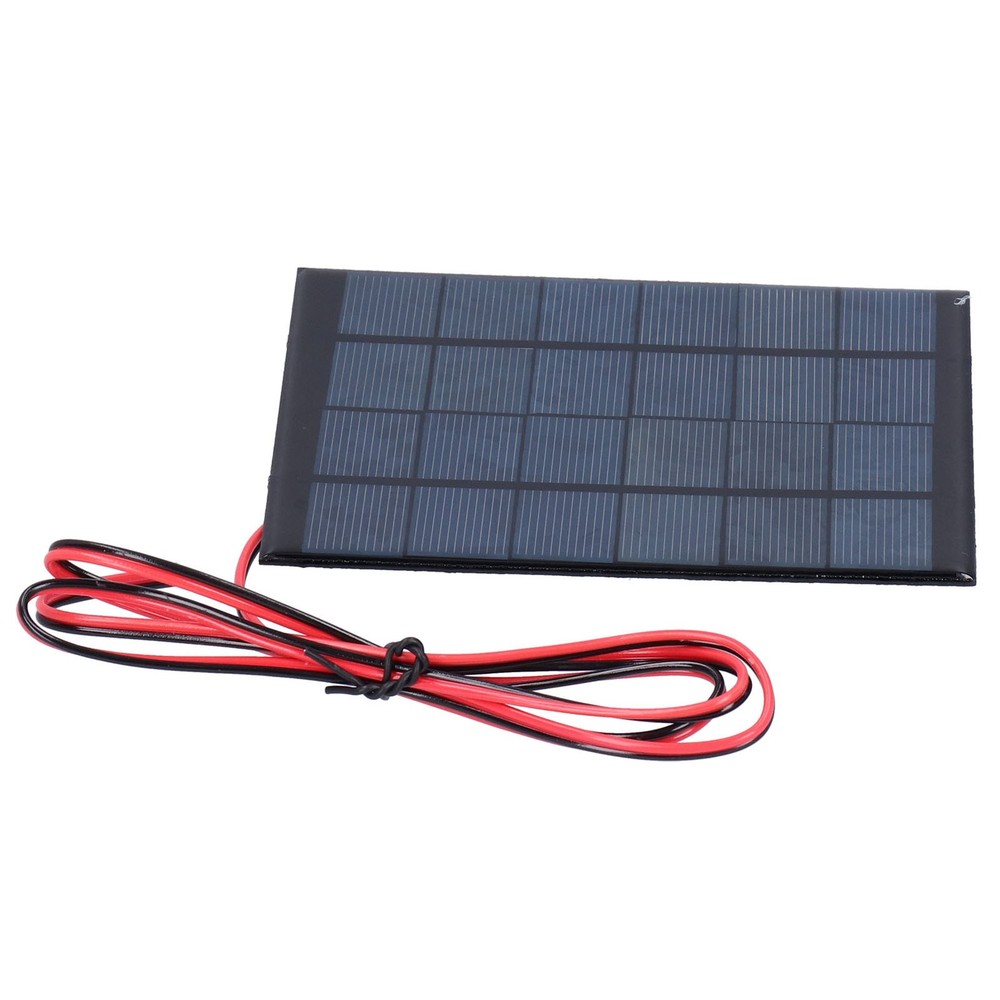 2Pcs Mini Solar Power Module Epoxy Panel With 100cm Cable Electronic New
