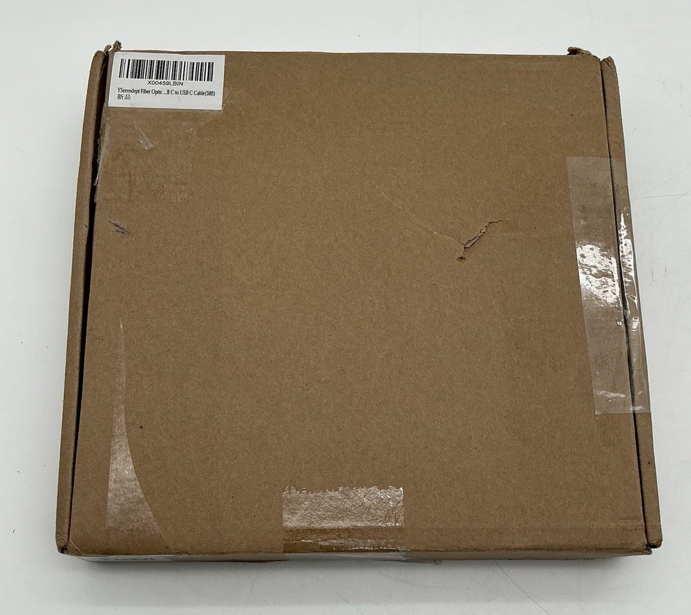 Fiber Optic USB C Cable 50ft, USB 3.1, 10Gbps Active Optical (open Box).