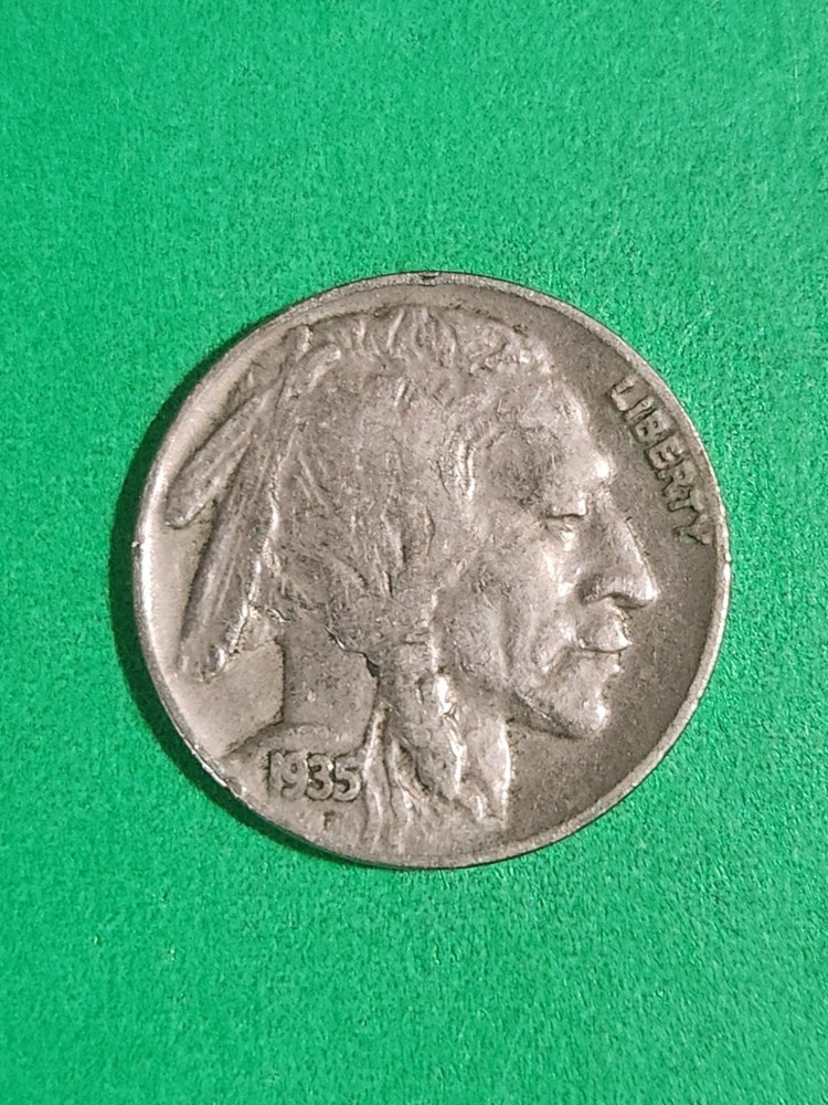 1935 5C Buffalo Nickel Circulated