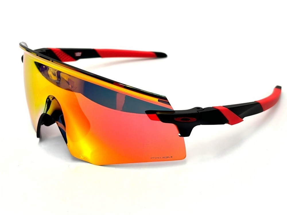 OAKLEY ENCODER OO9471 MATTE ORANGE/PRIZM BLACK MIRROR SUNGLASSES
