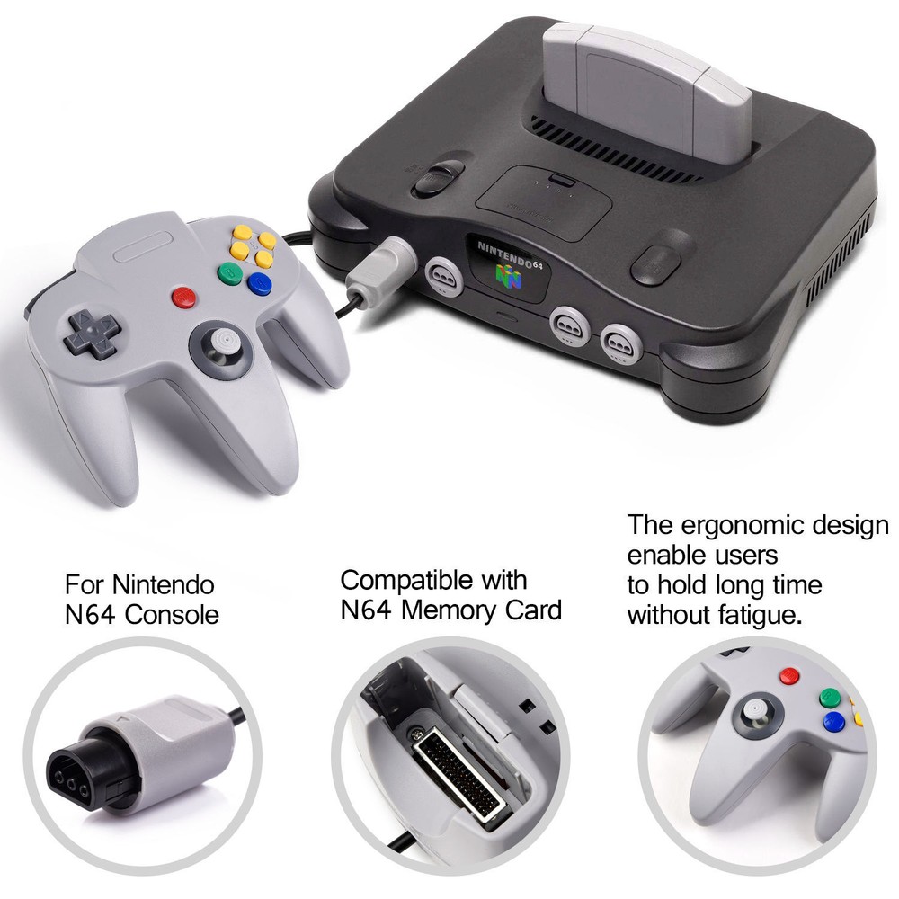 Classic N64 Controller for N64 Video Gamepad Console Wired 64-bit Joystick us