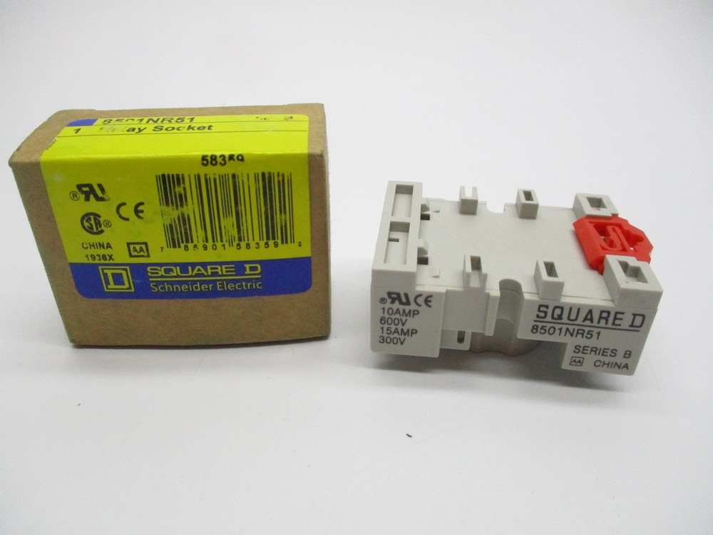 SCHNEIDER ELECTRIC 8501NR51 RELAY SOCKET NSMP