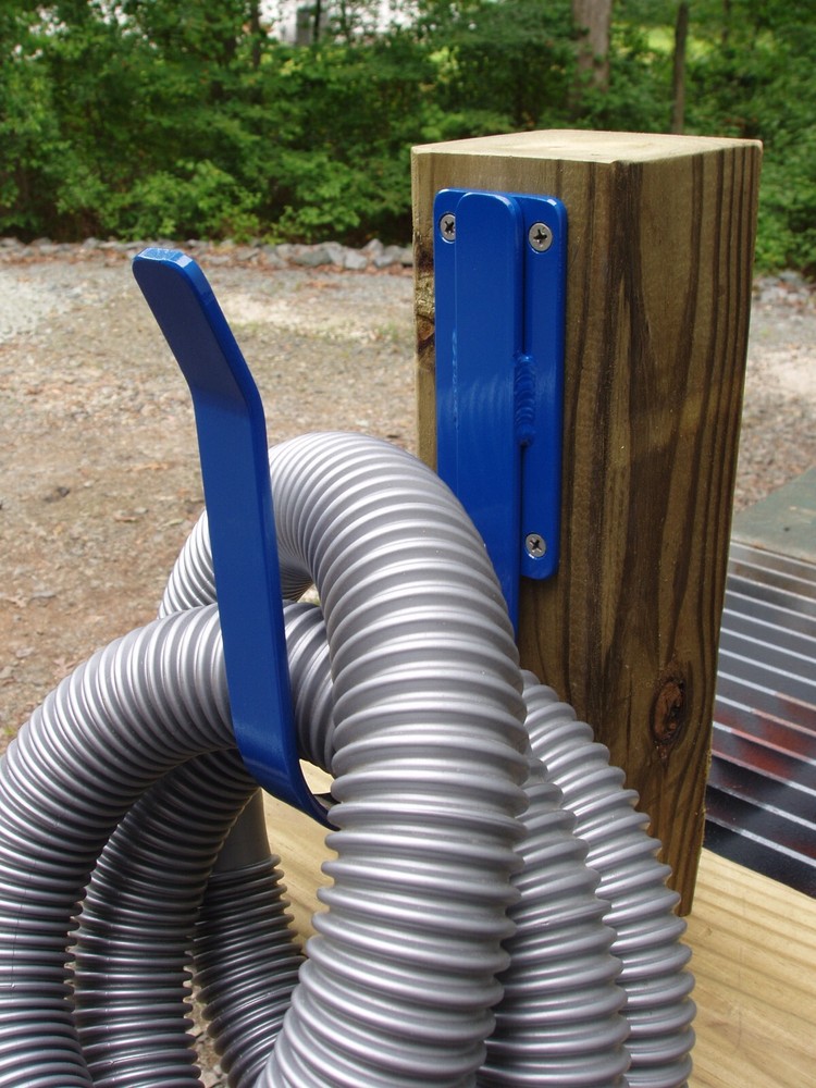 swimming pool hose hanger post or wall mount