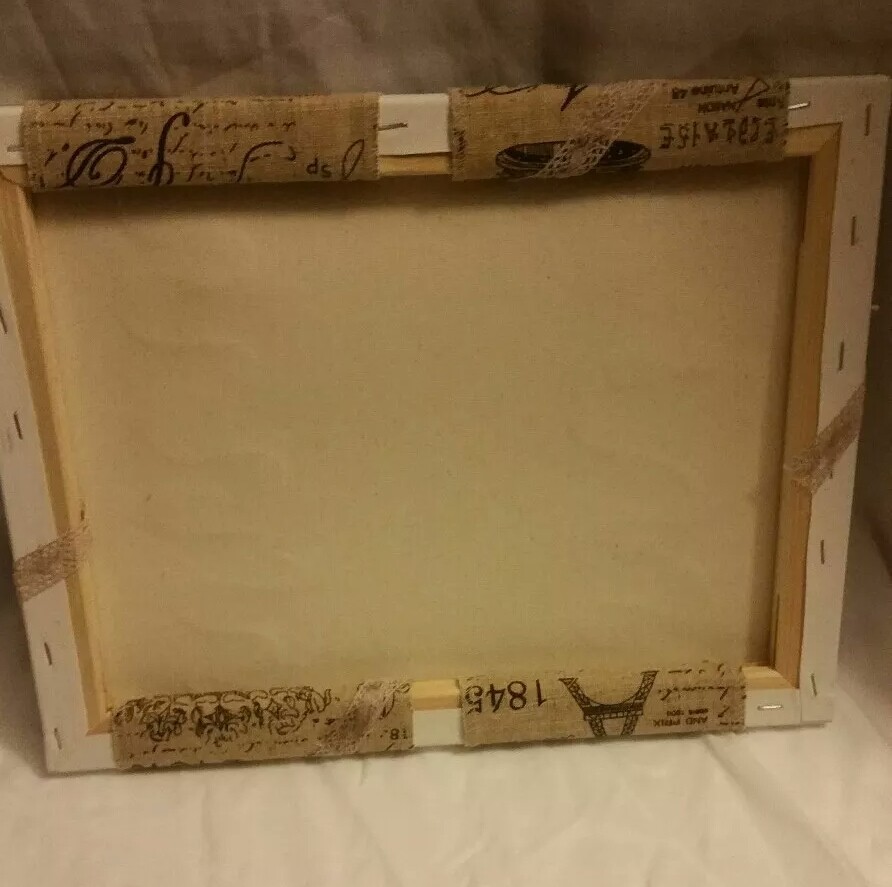 Paris Theme Handmade Picture frame/ Memory Board.