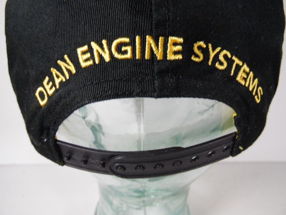 CAT CATERPILLAR Heavy Equipment Advertising Dean Engine Systems SNAPBACK Cap Hat