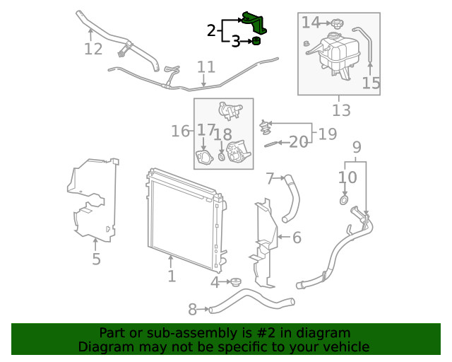 Genuine GM Upper Bracket 25718629