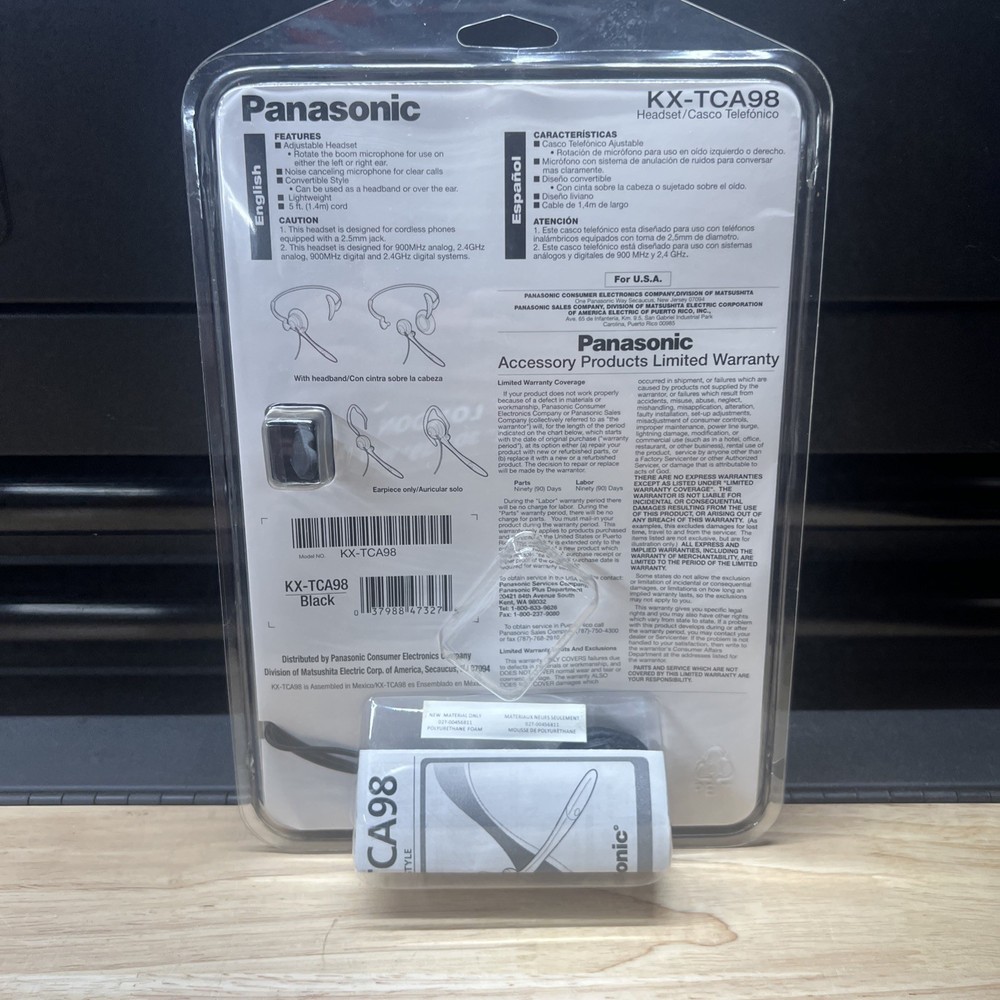 Panasonic KX-TCA98 Headset