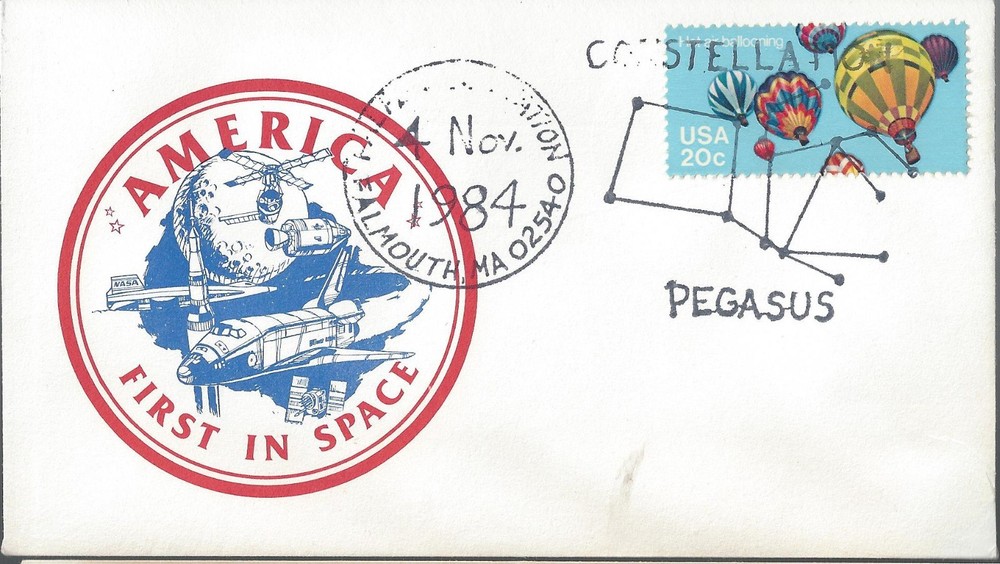 11/4/94 Falmouth Ma, Constellation Pegasus First in Space