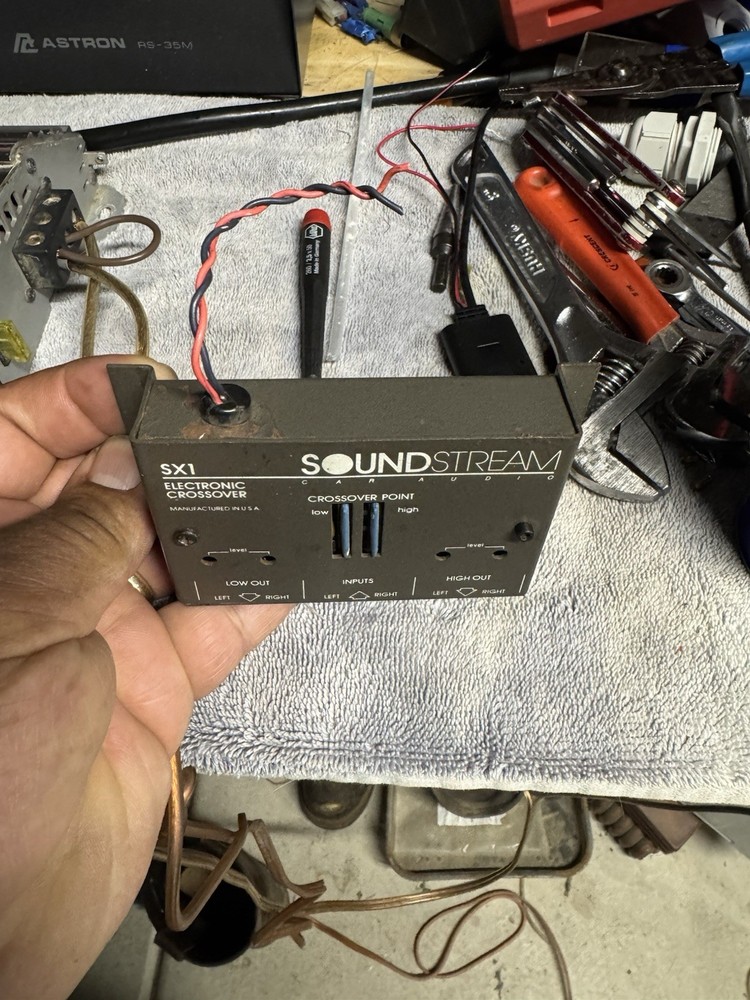 Soundstream SX1 Digital Active Crossover Old School Rare