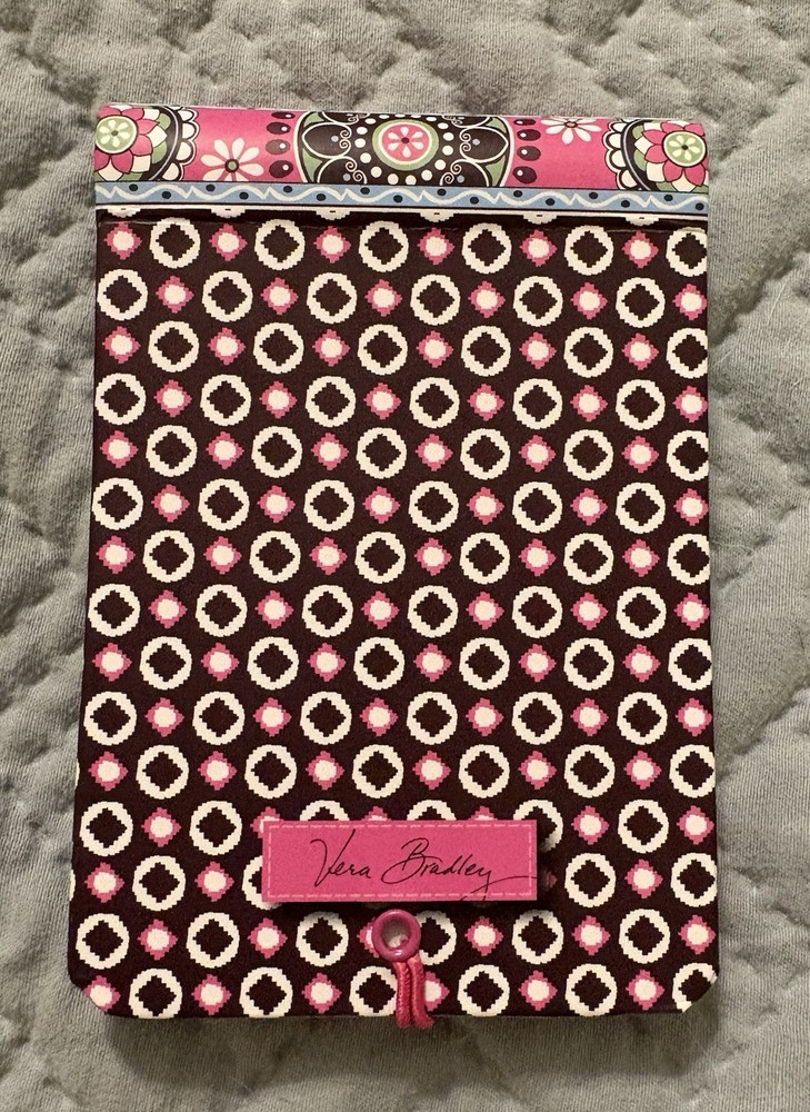 Retired Vera Bradley Cupcake Pink Pocket Papers Notepad