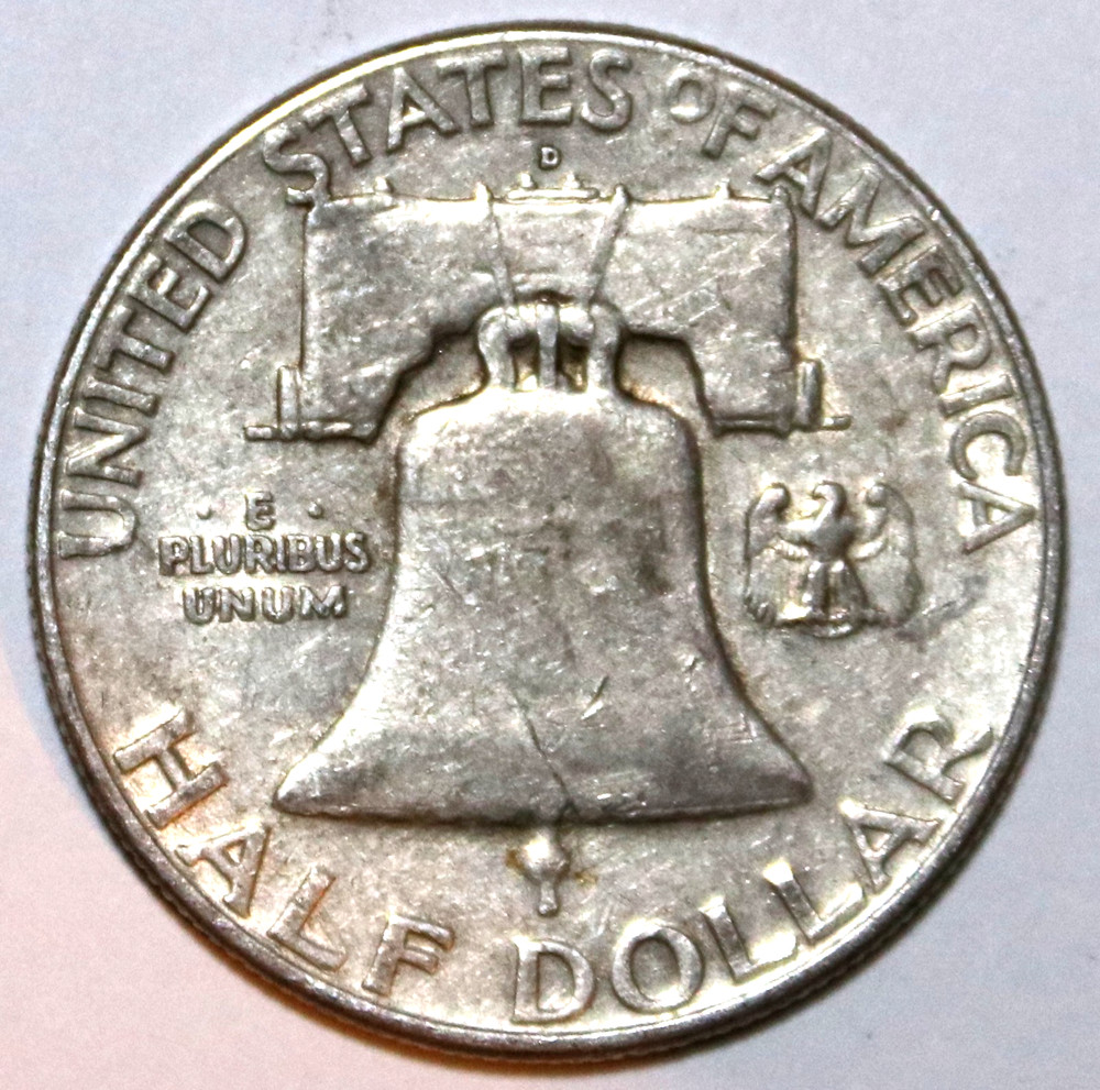 1961-D FRANKLIN HALF DOLLAR - Extra Fine - #1649EB