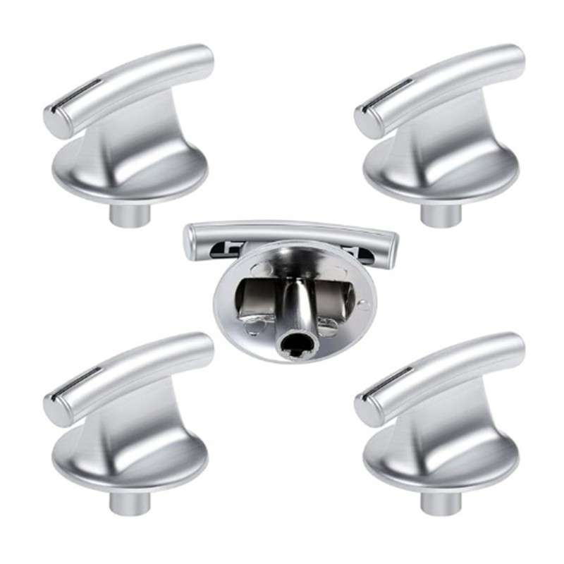 Pack of 5 Gas Stove Handle Replacement Plastic Construction Simple Attach