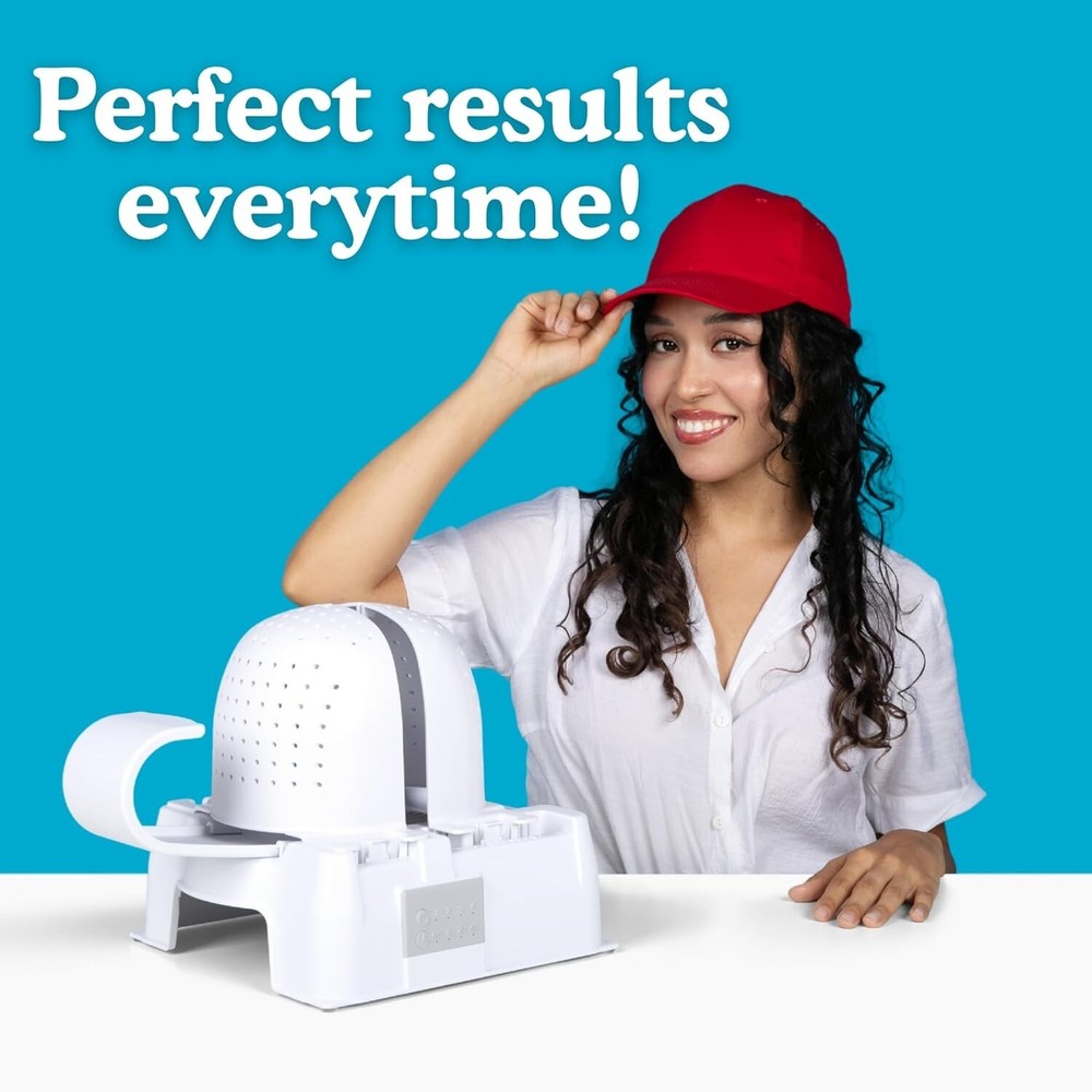 Hat Shaper Machine with Stiffening Spray – Adjustable Hat Care & Reshaping De...