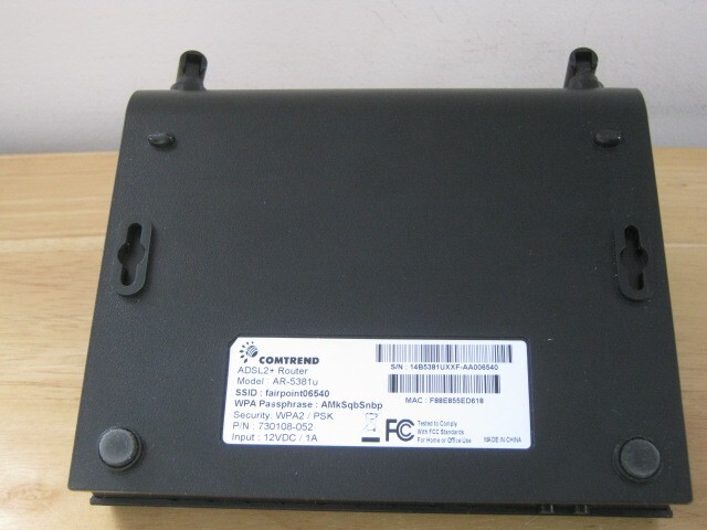 Comtrend Wireless ADSL2 + Router Model AR-5381u