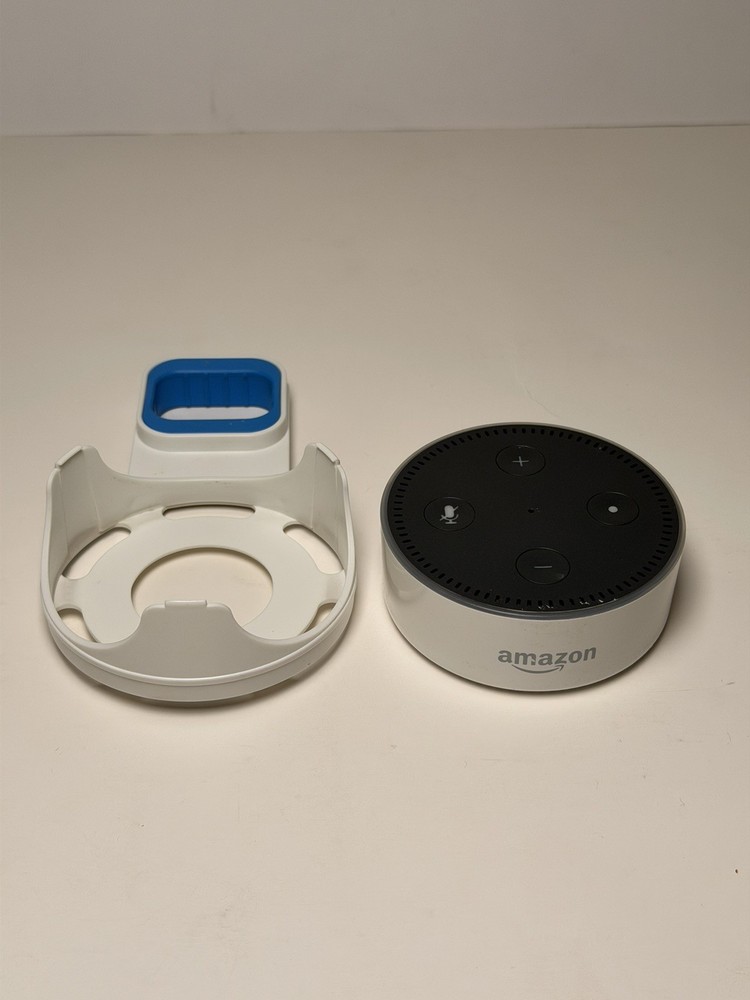 Amazon Echo Dot 2nd Gen Smart Speaker White With Mount - TESTED