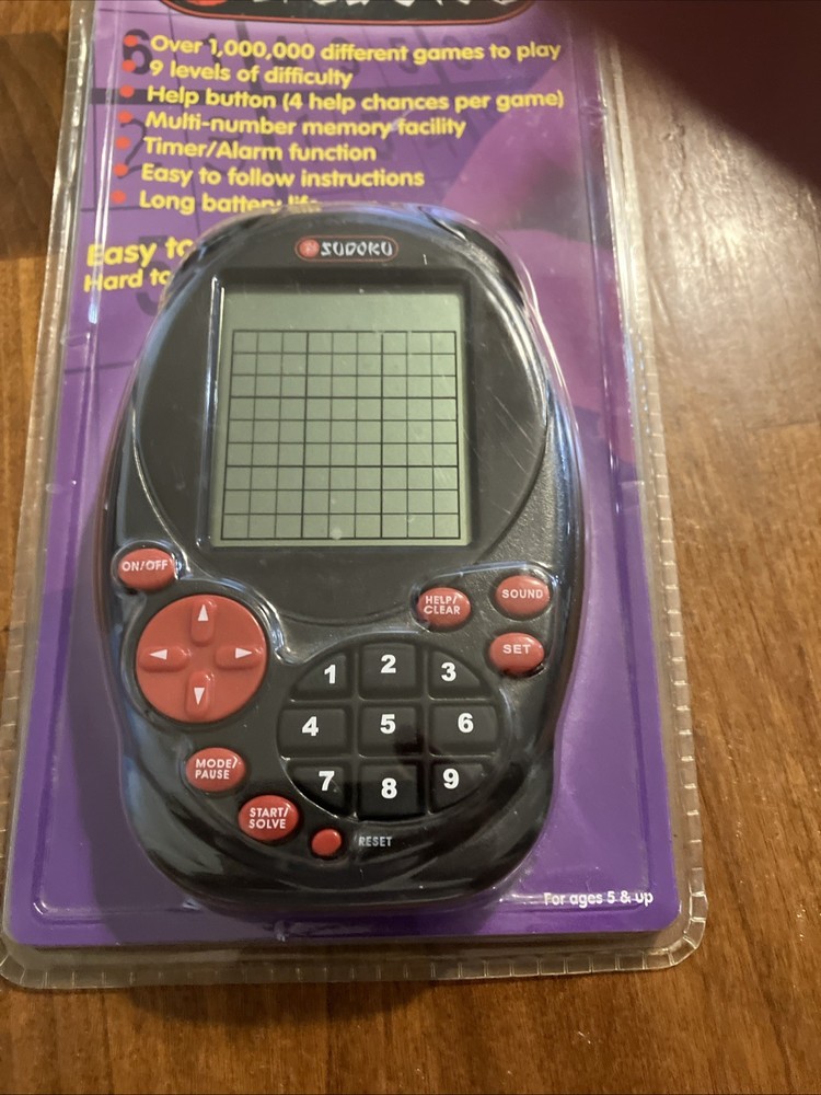 Sudoku Handheld Portable Number Puzzle Game New