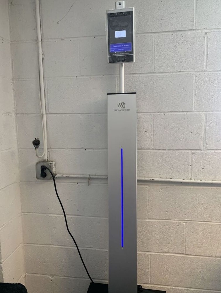 TC-Prevent + Floor Stand Face Recognition Touchless Temperature Kiosk