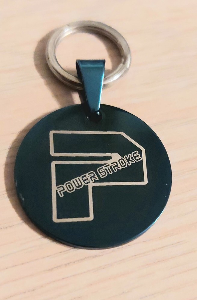 Ford Powerstroke Keychain Charm